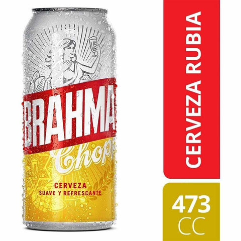 Brahma Chopp Beer, 473 ml / 99.88 oz (Pack of 6)
