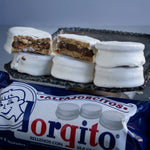 Mini Alfajorcitos Jorgito Blancos con Dulce de Leche, 160 g / 5,64 oz  (Paquete de 6 unidades)