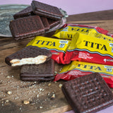 Tita Chocolate Cookie with Lemon Cream Filling, 18g / 0.63oz (Pack of 6)