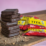 Tita Chocolate Cookie with Lemon Cream Filling, 18g / 0.63oz (Pack of 6)
