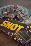 Chocolate Shot barra de chocolate con leche y cacahuetes, 170 g / 6 oz