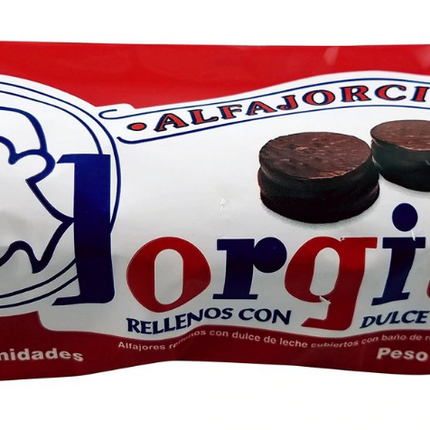 Mini Alfajorcitos Jorgito Chocolate Negro con Dulce de Leche – Pack x6 – Envío internacional