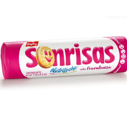 Galletas Sonrisas relleno gelatina arándano Pack x3 118 g – Envio internacional