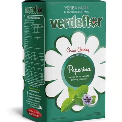 Yerba Mate Verdeflor Peperina 500g – Envío internacional