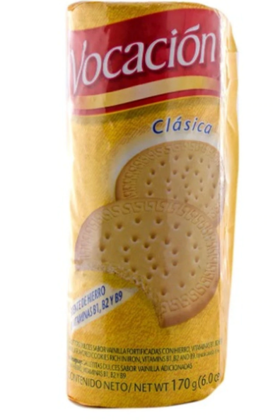 Galletitas Vocación Anchas Vainilla 141 g – Envío internacional