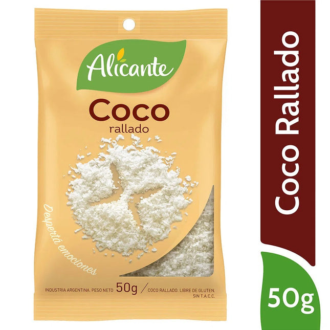 Alicante Grated Coconut, 50 g / 1.76 oz