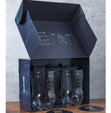 Kit - Vaso Fernet Ferchetto Bottle Cortada + Posa Vaso + Revolvedor (2 Units)