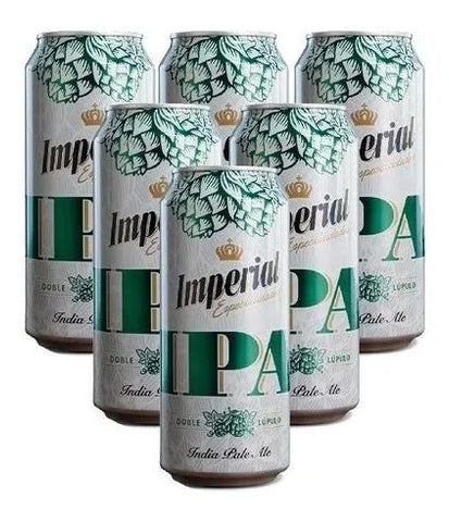 Cerveza Imperial IPA, 473 ml / 99,88 oz (Pack de 6)