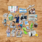 Stickers Adhesivos - Seleccion Argentina (Mundial 2022)