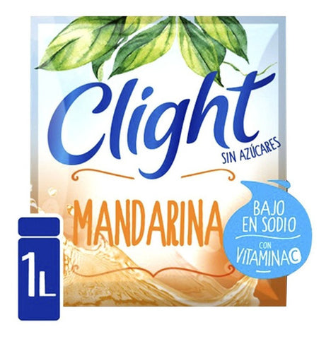 Clight Tangerine Flavor Juice Without TACC, 8 g / 0.28 oz (Box of 20 sachets)