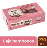 Caja Bon o Bon de Chocolate Intenso Aguila Arcor, 270 g / 9,52 oz (Caja de 18 unidades)