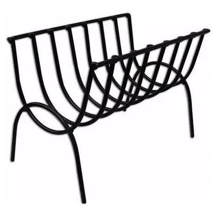 Brazier for firewood for grill reinforced iron