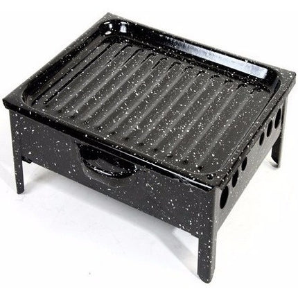 Brasero de Mesa Enlozado Profesional Parrilla