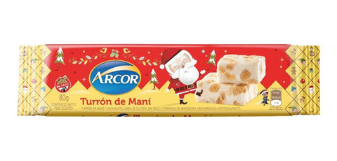 Turrón de Maní Arcor, 80 g / 2,82 oz