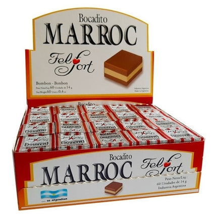 Bocaditos Marroc Felfort, 14 g / 0,49 oz (Caja de 60 unidades)
