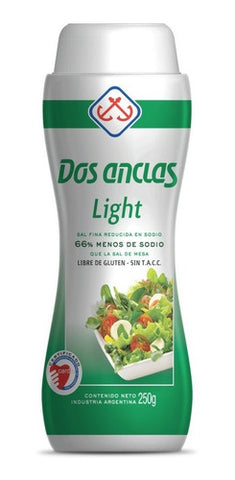 Sal Light Sin TACC Dos Anclas, 200 g / 8,81 oz (Salero)