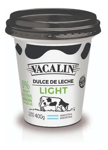 Dulce de Leche Light sin TACC Vacalín, 400 g / 14,10 oz