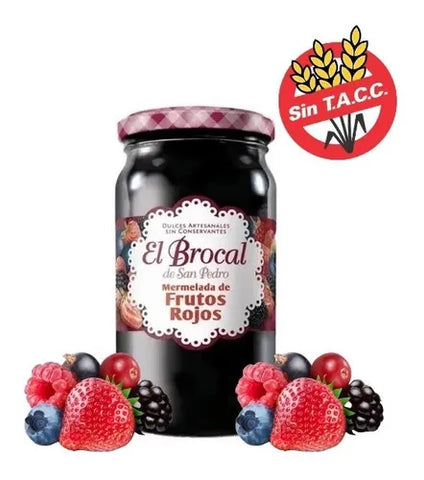 Mermelada de Frutos Rojos Sin TACC Brocal de San Pedro, 420 g / 14,81 oz