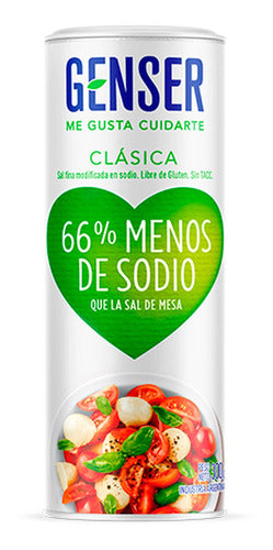 Genser Classic Fine Salt, 300 g / 10.58 oz (Salt Shaker)
