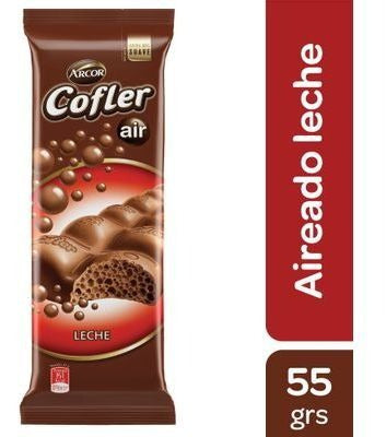 Chocolate Leche Cofler Air Arcor, 55 g / 1,94 oz