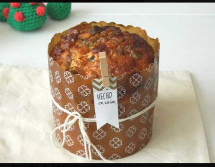 Molde de Pan Dulce con capacidad 500 g / 17,63 oz (20 unidades)