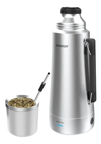Peabody eTermo Electric Thermos with 2 temperature cut levels (1 Liter)
