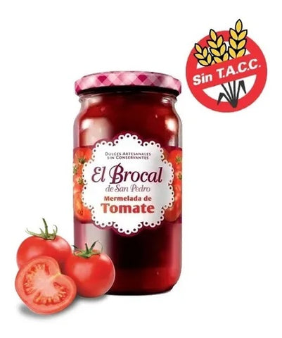 Mermelada de Tomate Sin TACC El Brocal de San Pedro , 420 g / 14,81 oz