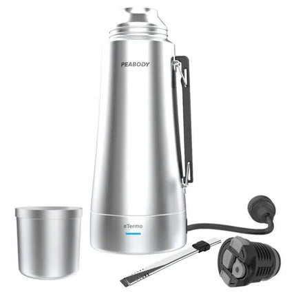 Peabody eTermo Electric Thermos with 2 temperature cut levels (1 Liter)