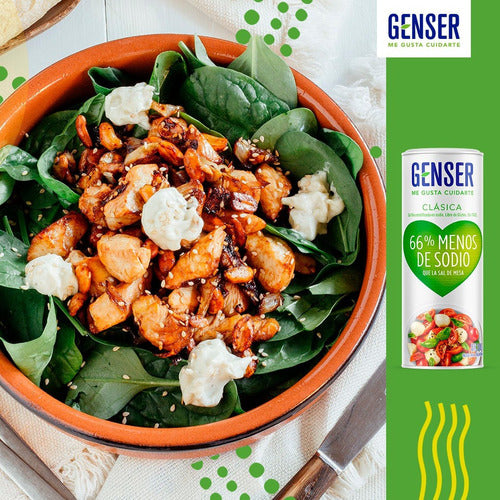 Genser Classic Fine Salt, 300 g / 10.58 oz (Salt Shaker)