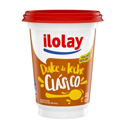 Dulce de Leche Ilolay Clásico Sin TACC 400 g – Envío internacional