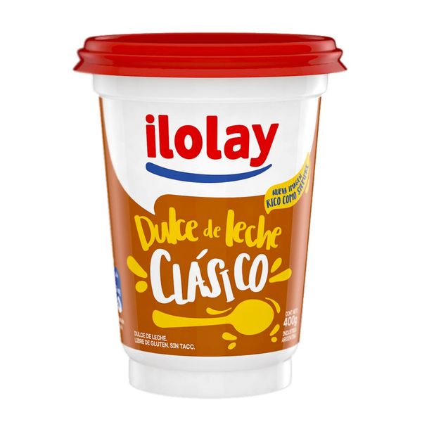 Dulce de Leche Ilolay Clásico Sin TACC 400 g – Envío internacional