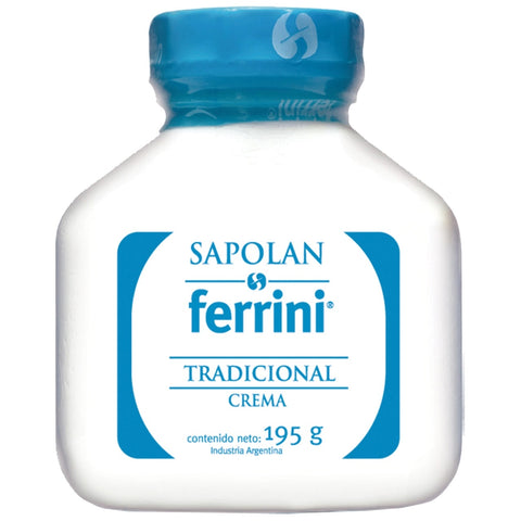 Crema Bronceadora Tradicional Sapolan Ferrini, 195 g / 6,87 oz