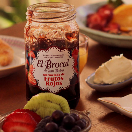 Red Fruit Jam Without TACC Brocal de San Pedro, 420 g / 14.81 oz