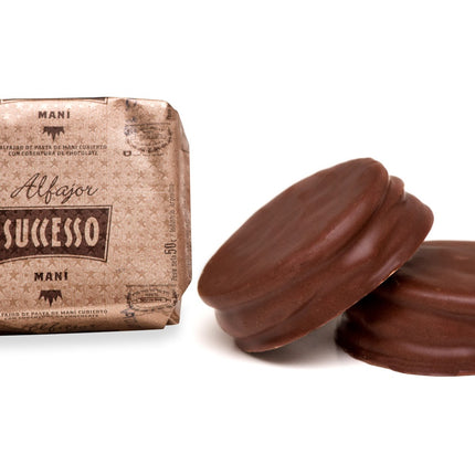 Successo chocolate alfajores, 600 g / 21.16 oz (Box of 12 units)