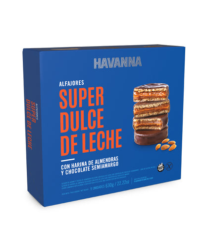Super Dulce de Leche Havanna Alfajor, 459 g / 16.19 oz (Box of 9)