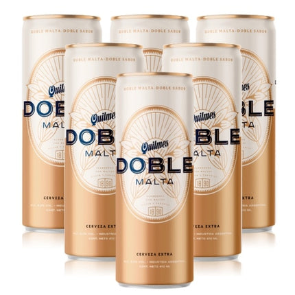 Quilmes Double Malt Beer, 410 ml / 14.46 oz (Pack of 6)