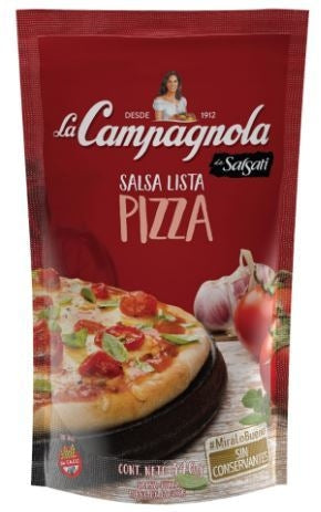 Salsa lista para pizza Sin TACC La Campagnola, 340 g / 11,99 oz