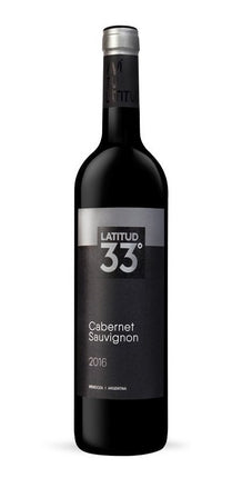 Cabernet Sauvignon Latitud 33º 750 ml – Vino argentino tinto – Envío internacional