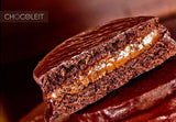 Alfajores Chocolate con Dulce de Leche Sin TACC Chocoleit, 50 g / 1,76 oz (Caja de 12)