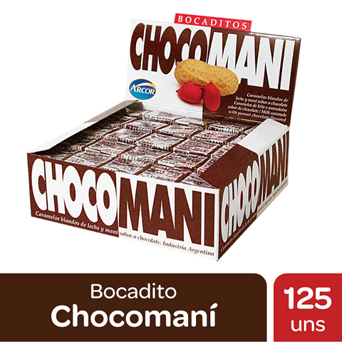 Chocomaní Chocolate Bites Without TACC Arcor, 9 g / 0.31 oz (Box of 125 units)