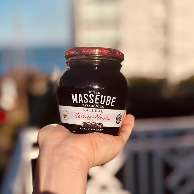 Mermelada Masseube Cereza Negra Sin TACC, 350 gr / 12,34 oz