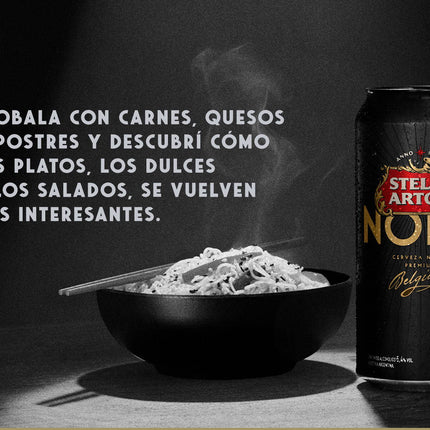 Stella Artois Noire Premium Black Beer, 473 cc / 99.88 oz (Pack of 6)