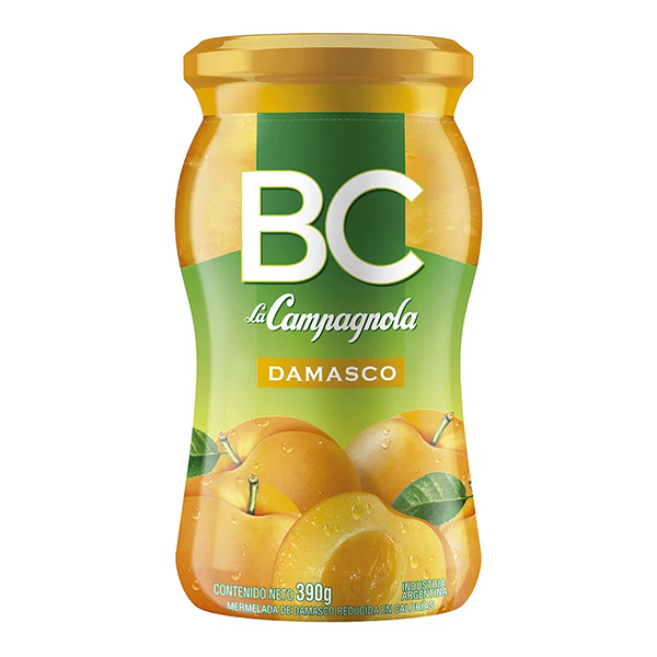 Mermelada de Damasco La Campagnola BC Sin TACC, 490 g / 17,28 oz