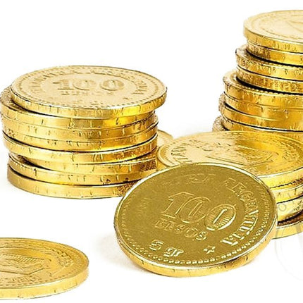 Monedas de Chocolate Piratas Felfort, 5 g / 0,17 oz (Caja de 60 unidades)