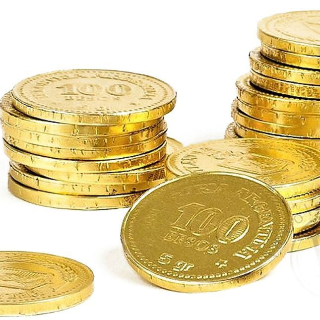 Monedas de Chocolate Piratas Felfort, 5 g / 0,17 oz (10 unidades)