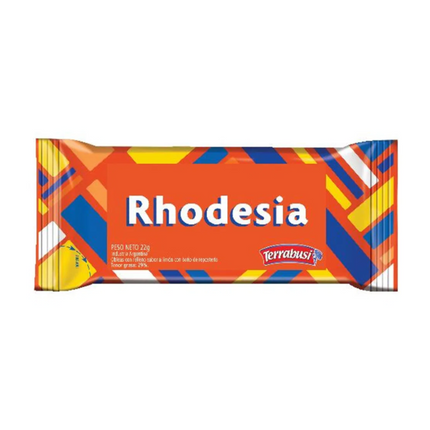Oblea Rhodesia bañada en Chocolate 22 g / 0,77 oz (Caja de 36 unidades)