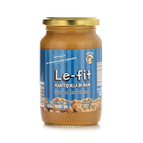 Le-fit Coconut Flavored Peanut Butter, 380 g / 13.40 oz
