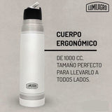 Termo Lumilagro Blanco Luminox Original, 1 Litro