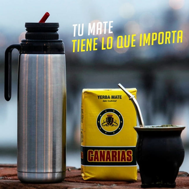 Yerba mate Canarias, 500 g / 17.63 oz (Yellow pack)